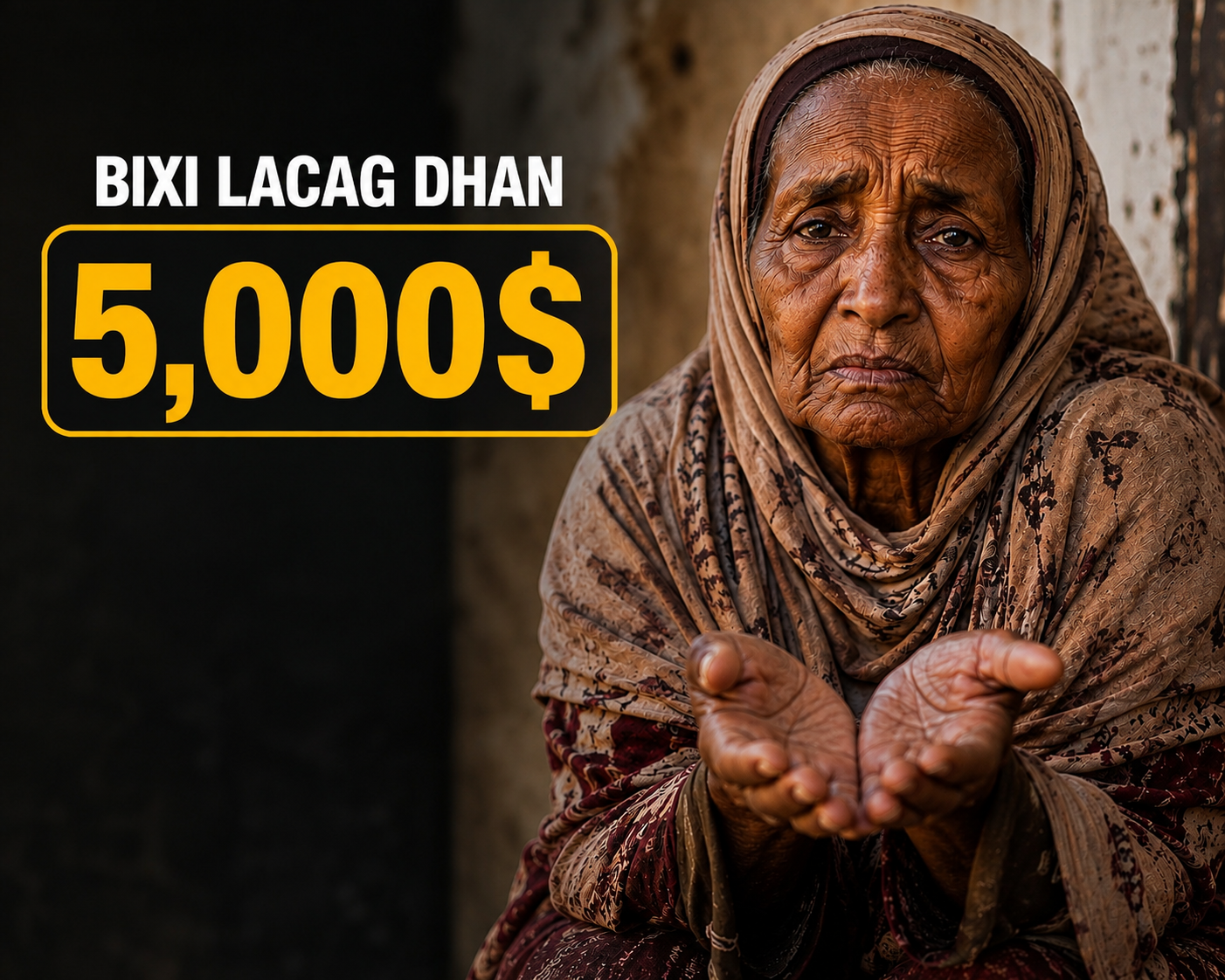 Cabasho shacabka Muqdisho: Lacag dhan $5,000 oo la sheegay in guri kasta laga qaadayo